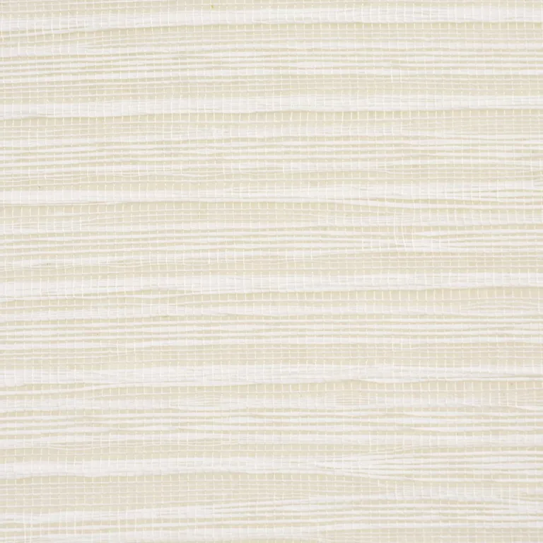 Schumacher 86090 Calloway Paper Sheer Ivory fabric swatch