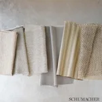 Schumacher 69670 Calvin Sheer Linen fabric swatch
