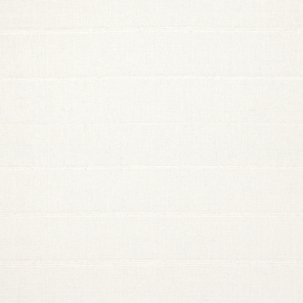 Schumacher 81392 Cambaya Handwoven Stripe White fabric swatch
