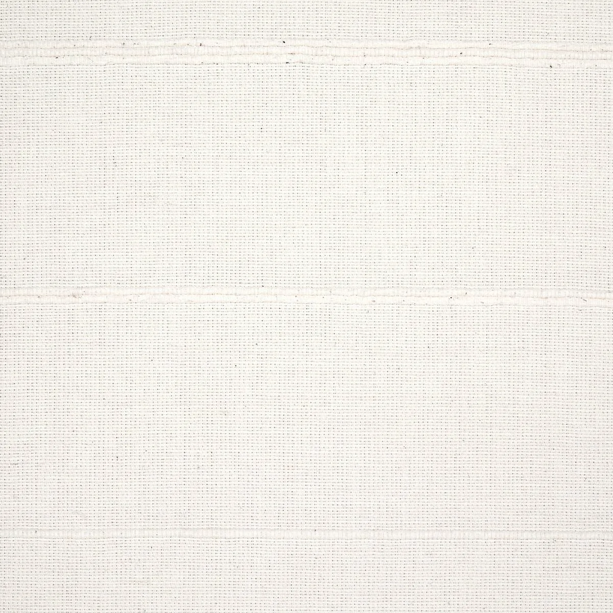 Schumacher 81392 Cambaya Handwoven Stripe White fabric swatch