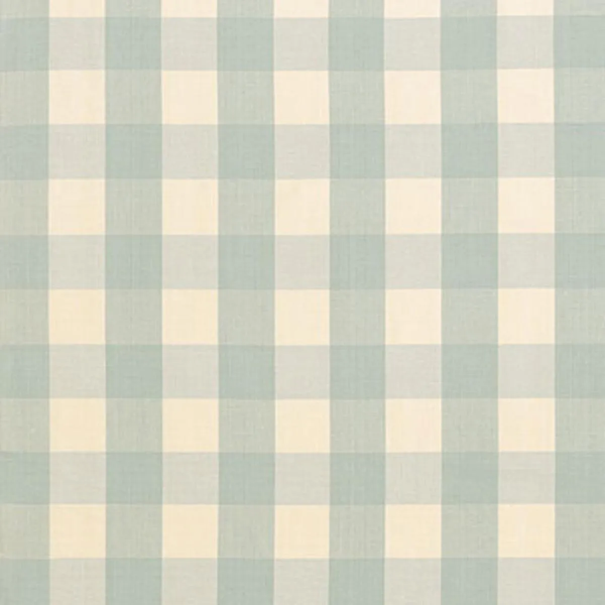 Schumacher 63037 Camden Cotton Check Aqua fabric swatch