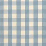 Schumacher 63038 Camden Cotton Check Chambray fabric swatch