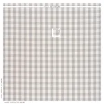 Schumacher 63047 Camden Cotton Check Grey fabric swatch