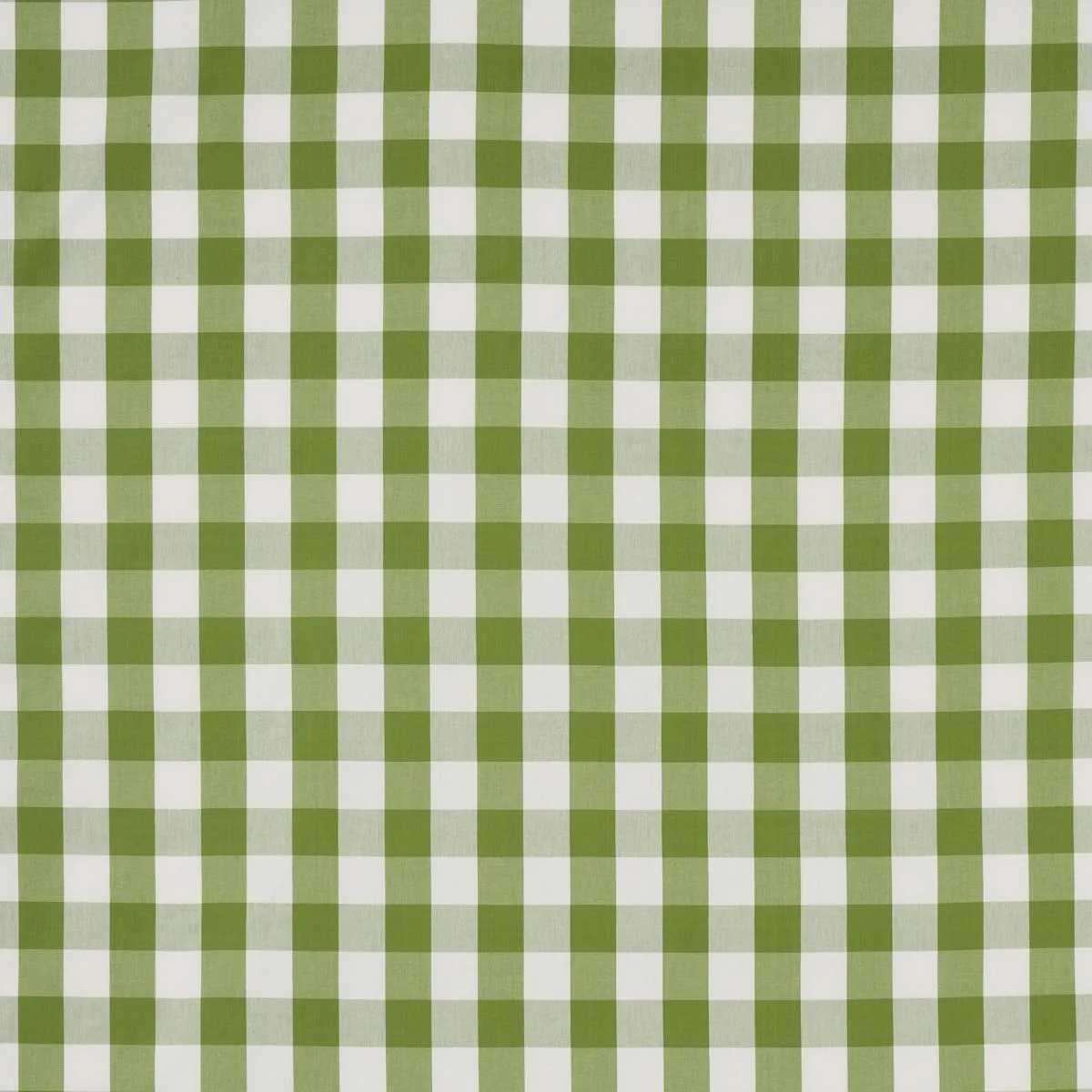 Schumacher 77322 Camden Cotton Check Leaf fabric swatch
