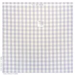 Schumacher 63046 Camden Cotton Check Lilac fabric swatch