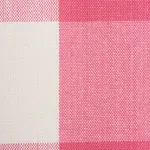 Schumacher 77321 Camden Cotton Check Magenta fabric swatch