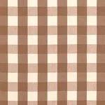 Schumacher 63040 Camden Cotton Check Mocha fabric swatch