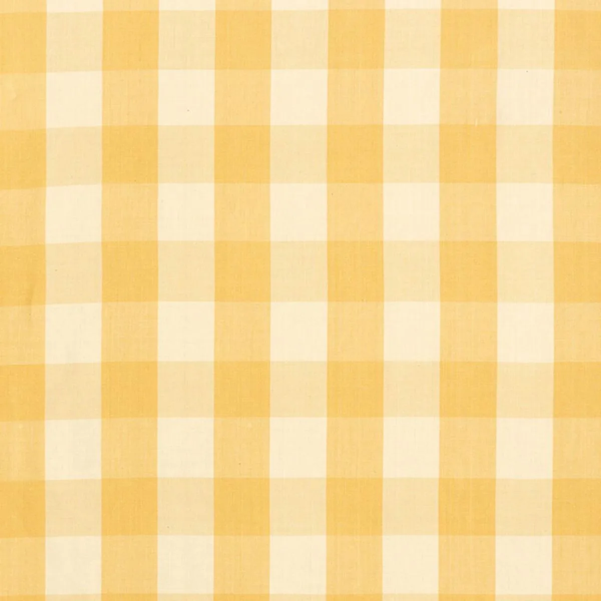 Schumacher 63032 Camden Cotton Check Straw fabric swatch