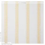 Schumacher 78740 Camile Embroidery Yellow fabric swatch