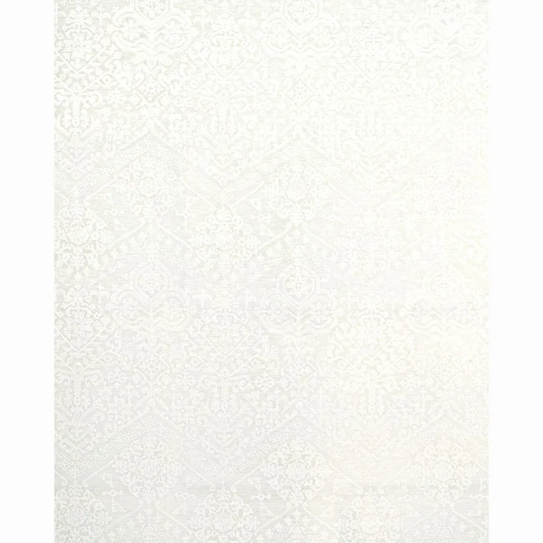 Schumacher 72660 Camilla Sheer Ivory fabric swatch