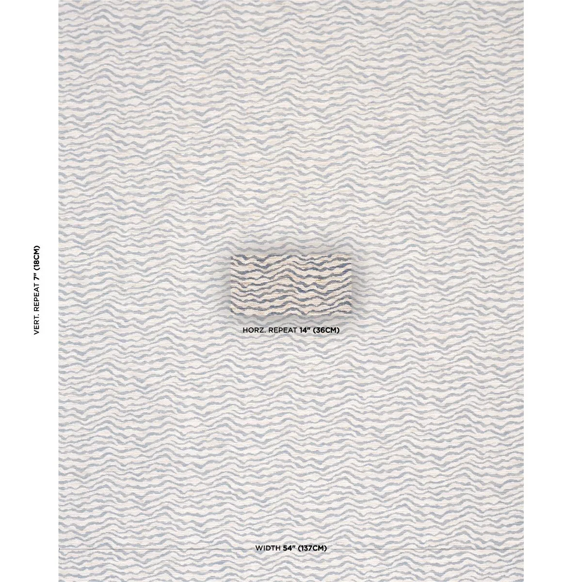 Schumacher 86392 Cammie Performance Indigo fabric swatch