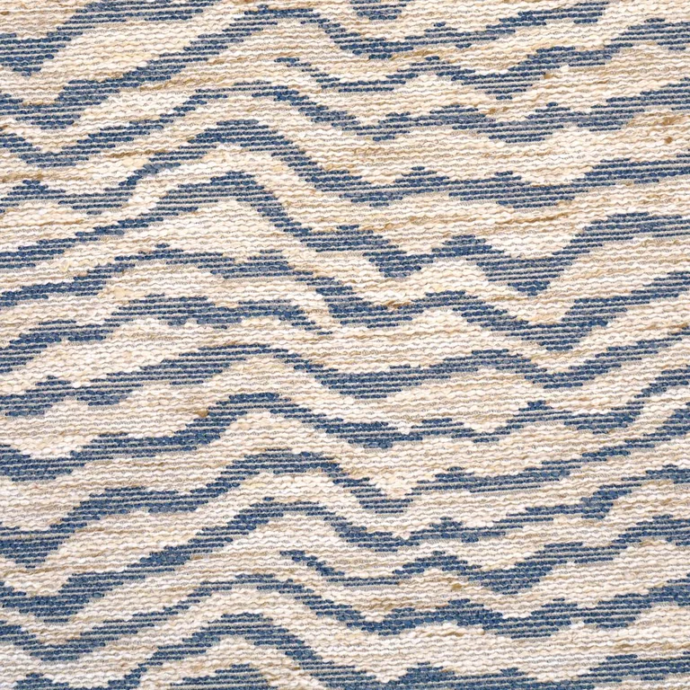 Schumacher 86392 Cammie Performance Indigo fabric swatch