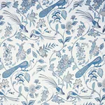 Schumacher 175952 Campagne Bleu & Gris fabric swatch