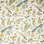 Schumacher 175951 Campagne Cadet & Citron fabric swatch