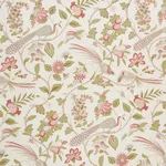 Schumacher 175954 Campagne Mineral & Rose fabric swatch
