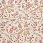 Schumacher 175955 Campagne Rose & Ochre fabric swatch