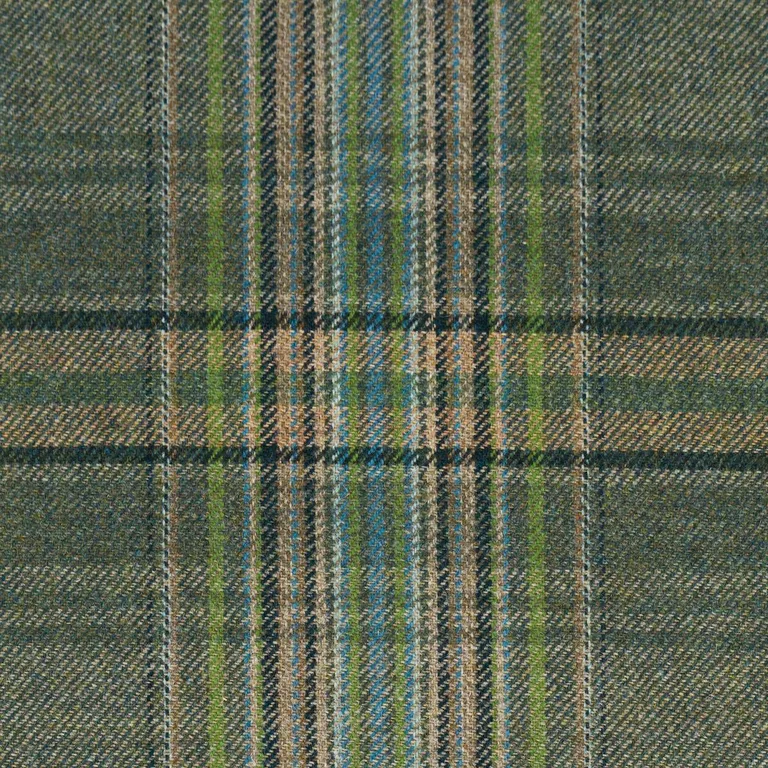 Schumacher 86581 Campbell Plaid Forest fabric swatch