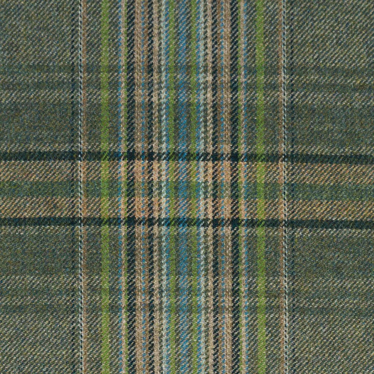 Schumacher 86581 Campbell Plaid Forest fabric swatch