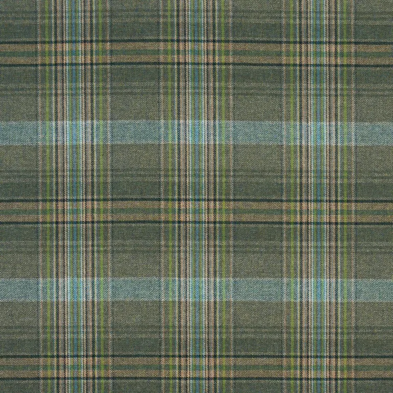 Schumacher 86581 Campbell Plaid Forest fabric swatch
