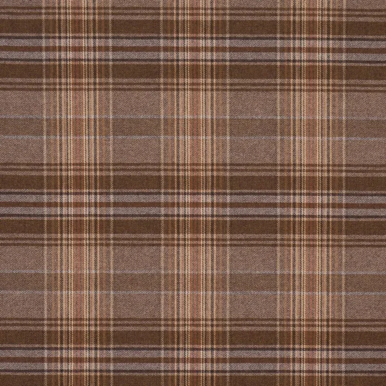 Schumacher 86580 Campbell Plaid Terra fabric swatch