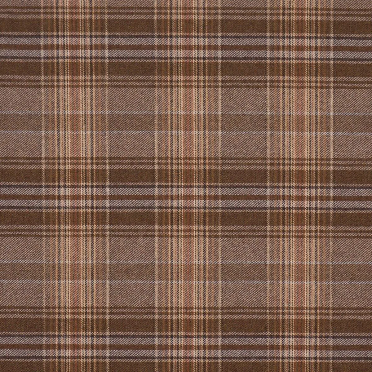 Schumacher 86580 Campbell Plaid Terra fabric swatch