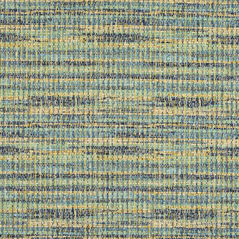 Schumacher 79580 Cannonbury Blue Multi fabric swatch