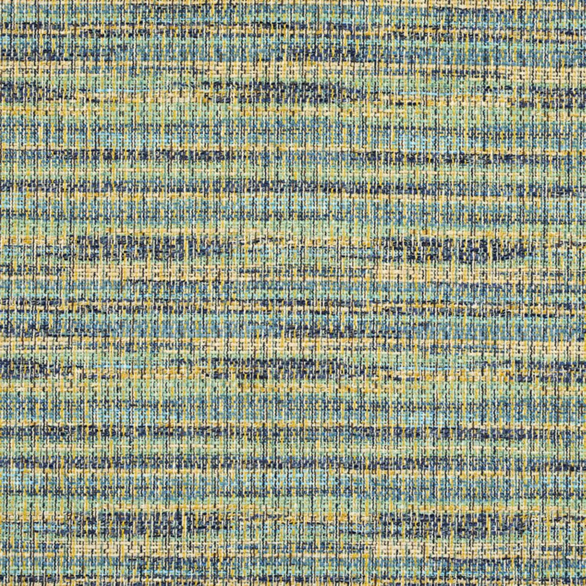 Schumacher 79580 Cannonbury Blue Multi fabric swatch