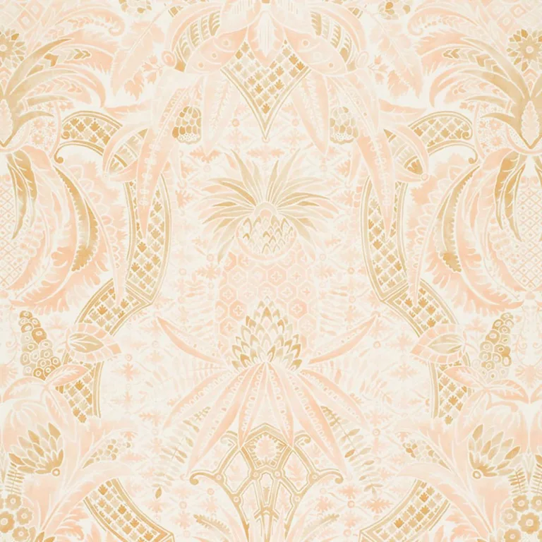 Schumacher 175581 Cap Ferrat Blush fabric swatch