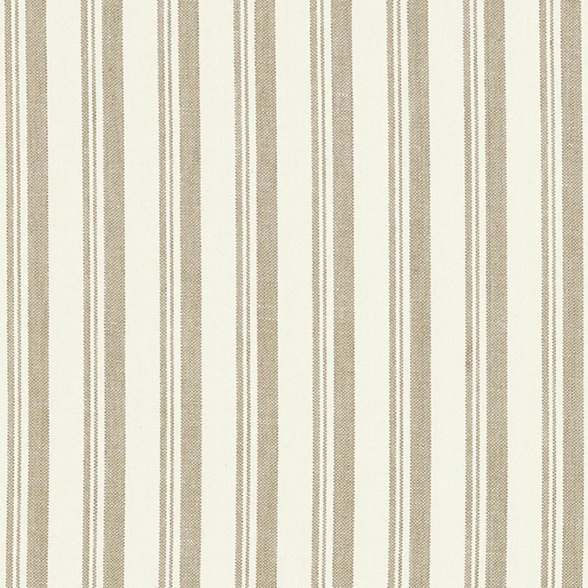 Schumacher 69442 Capri Beige/White fabric swatch
