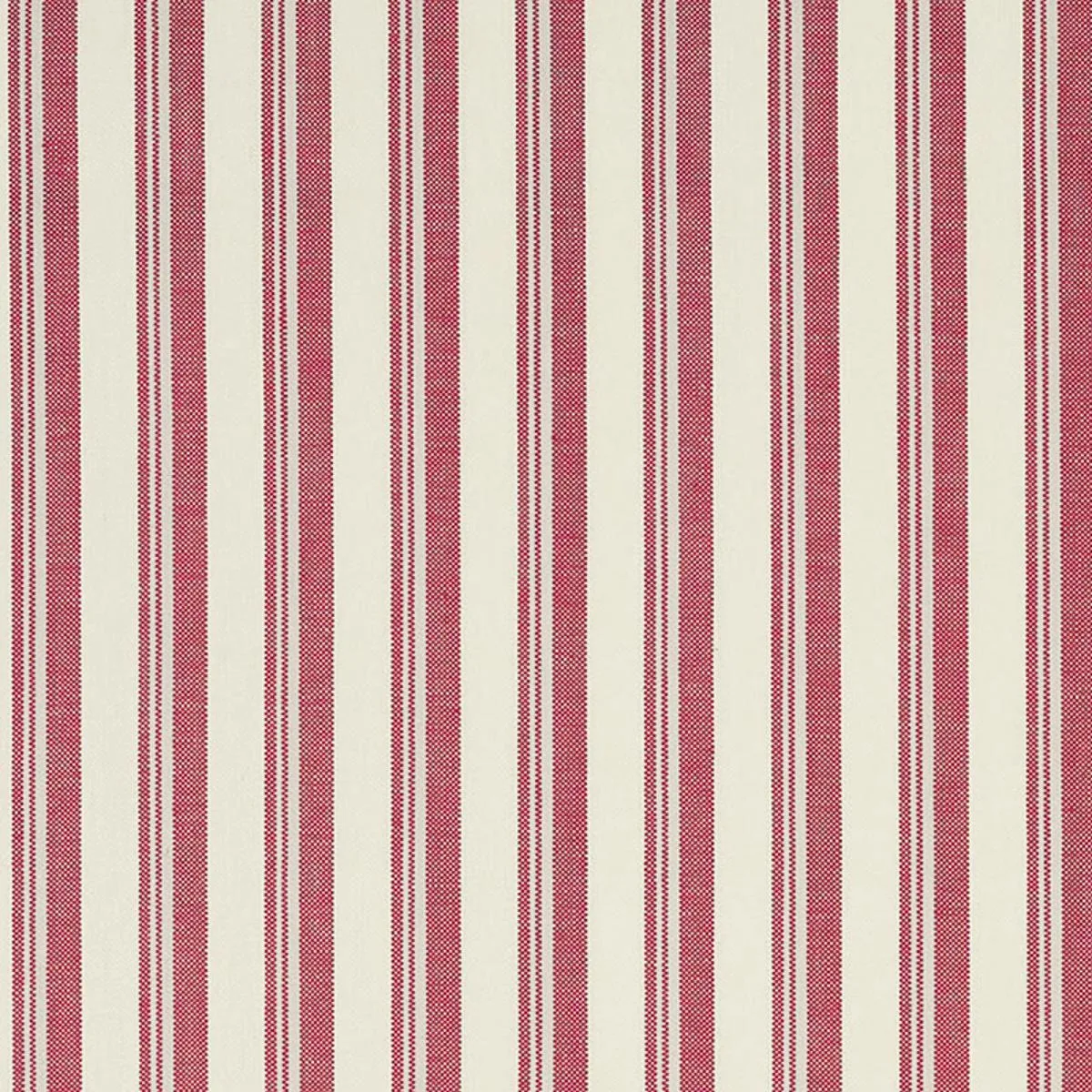 Schumacher 69445 Capri Red/White fabric swatch