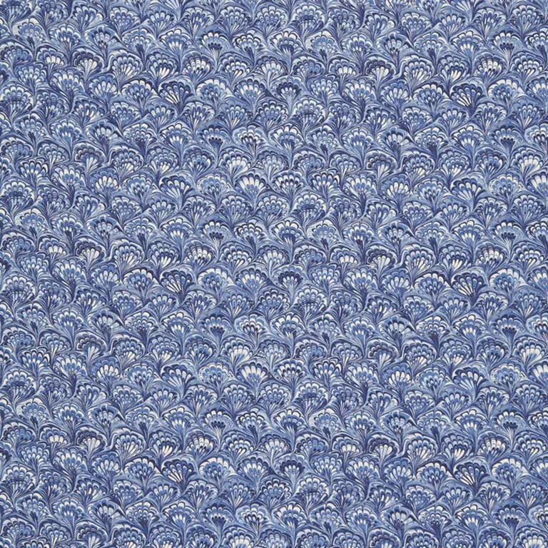 Schumacher 175661 Capulet Lapis fabric swatch
