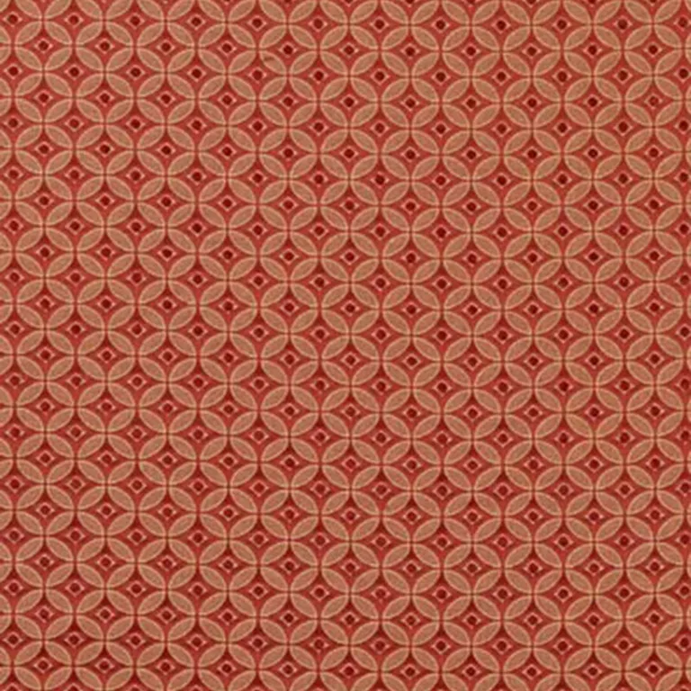 Schumacher 63403 Cara Weave Poppy fabric swatch