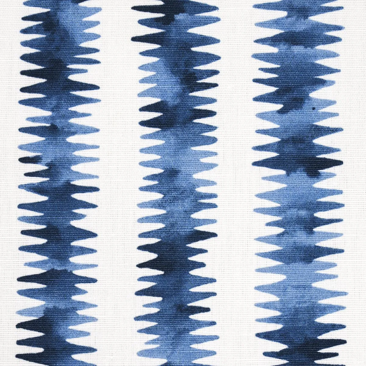 Schumacher 180182 Cardiogram Blue fabric swatch
