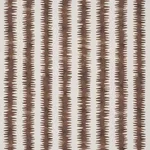 Schumacher 180183 Cardiogram Brown fabric swatch