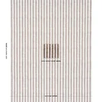 Schumacher 180183 Cardiogram Brown fabric swatch