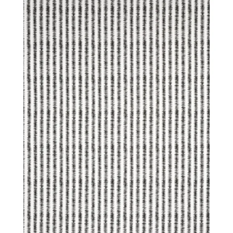 Schumacher 180180 Cardiogram Charcoal fabric swatch