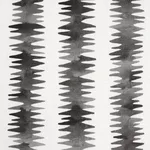 Schumacher 180180 Cardiogram Charcoal fabric swatch