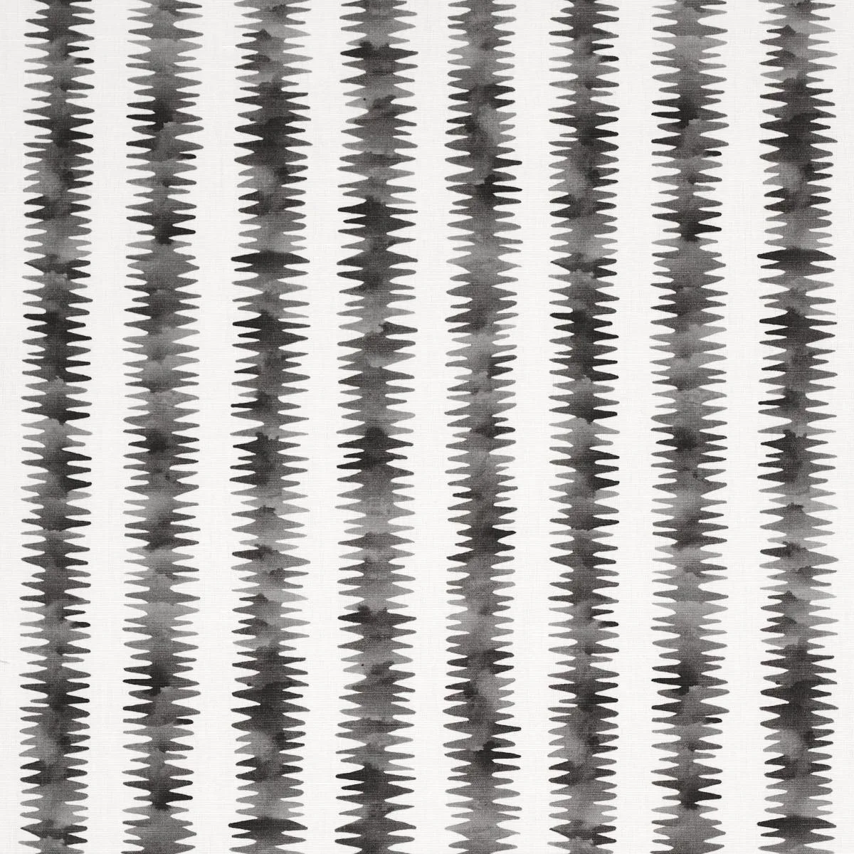 Schumacher 180180 Cardiogram Charcoal fabric swatch