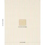 Schumacher 180184 Cardiogram Yellow fabric swatch