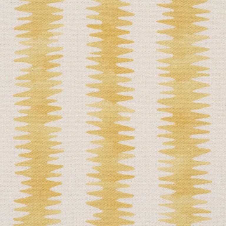 Schumacher 180184 Cardiogram Yellow fabric swatch