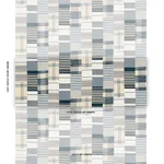 Schumacher 82900 Carlisle Patchwork Indigo fabric swatch