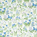 Schumacher 179082 Carly Blue Bell fabric swatch