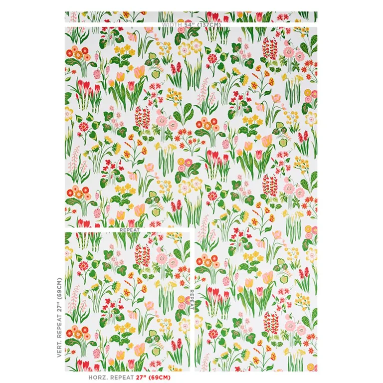 Schumacher 179080 Carly Pink fabric swatch