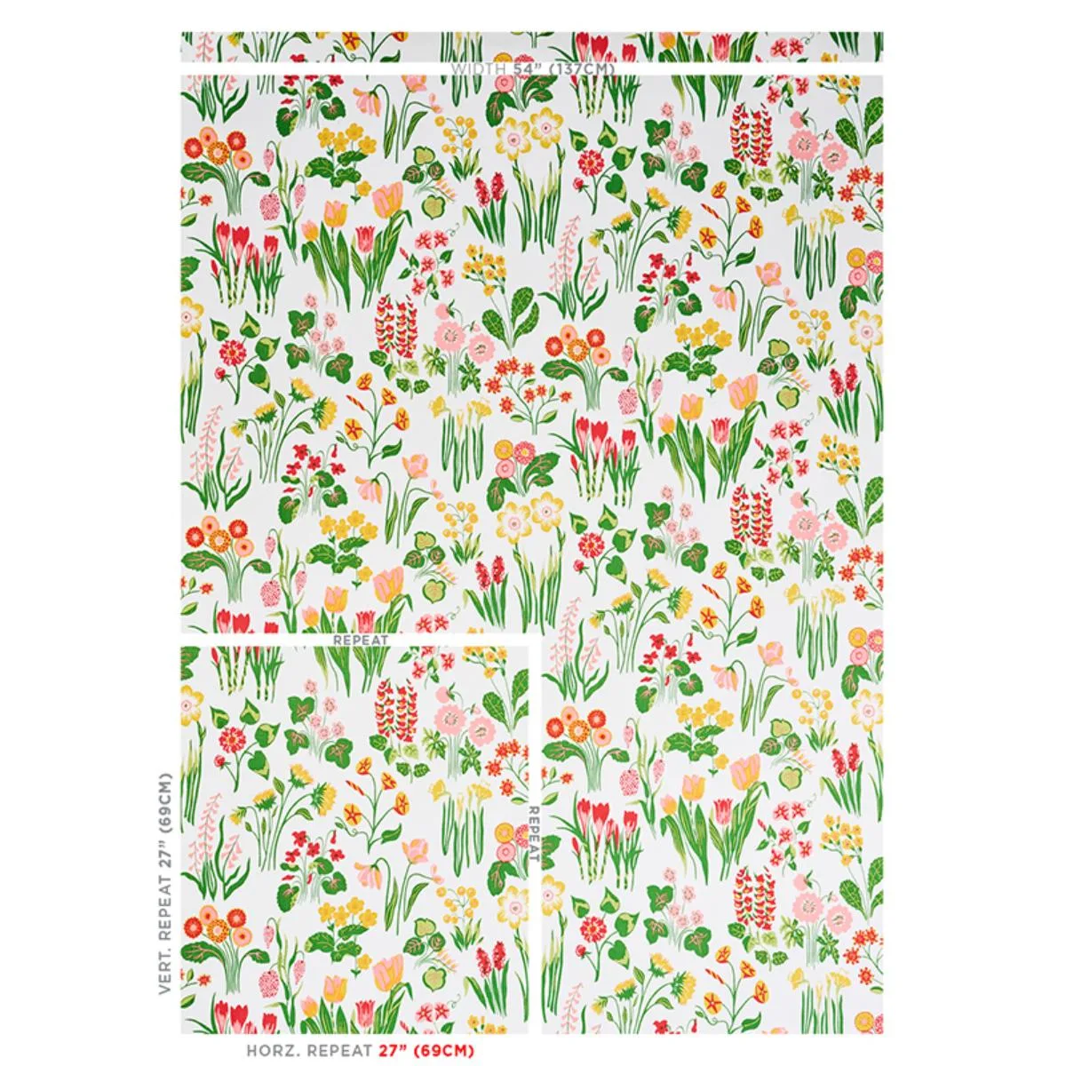 Schumacher 179080 Carly Pink fabric swatch