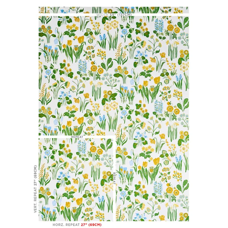 Schumacher 179081 Carly Sky fabric swatch