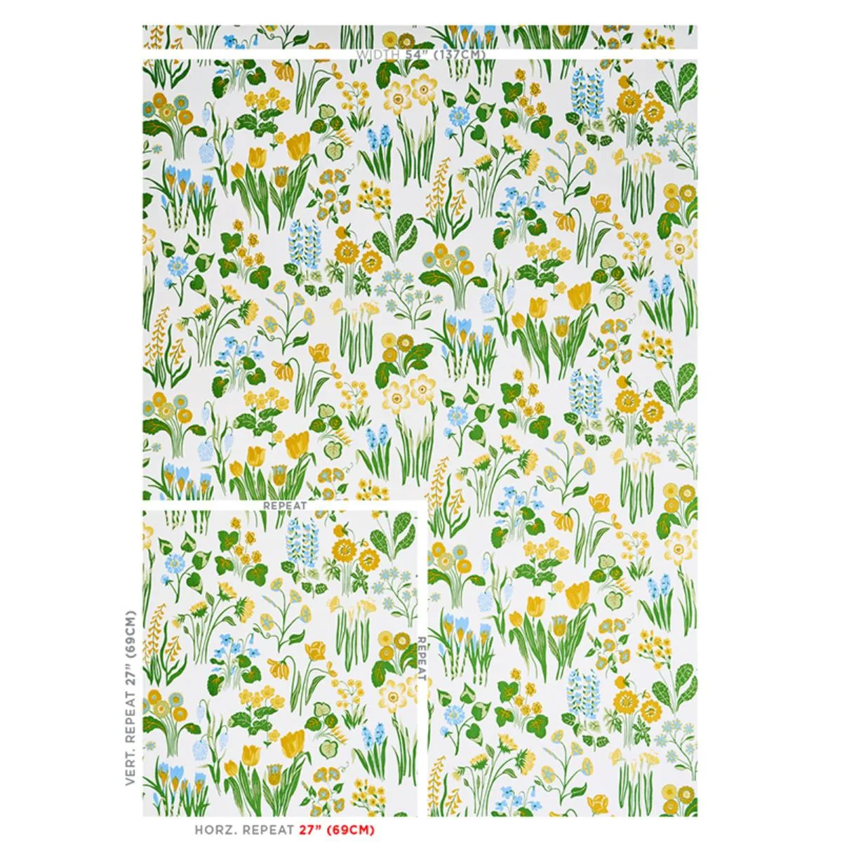 Schumacher 179081 Carly Sky fabric swatch