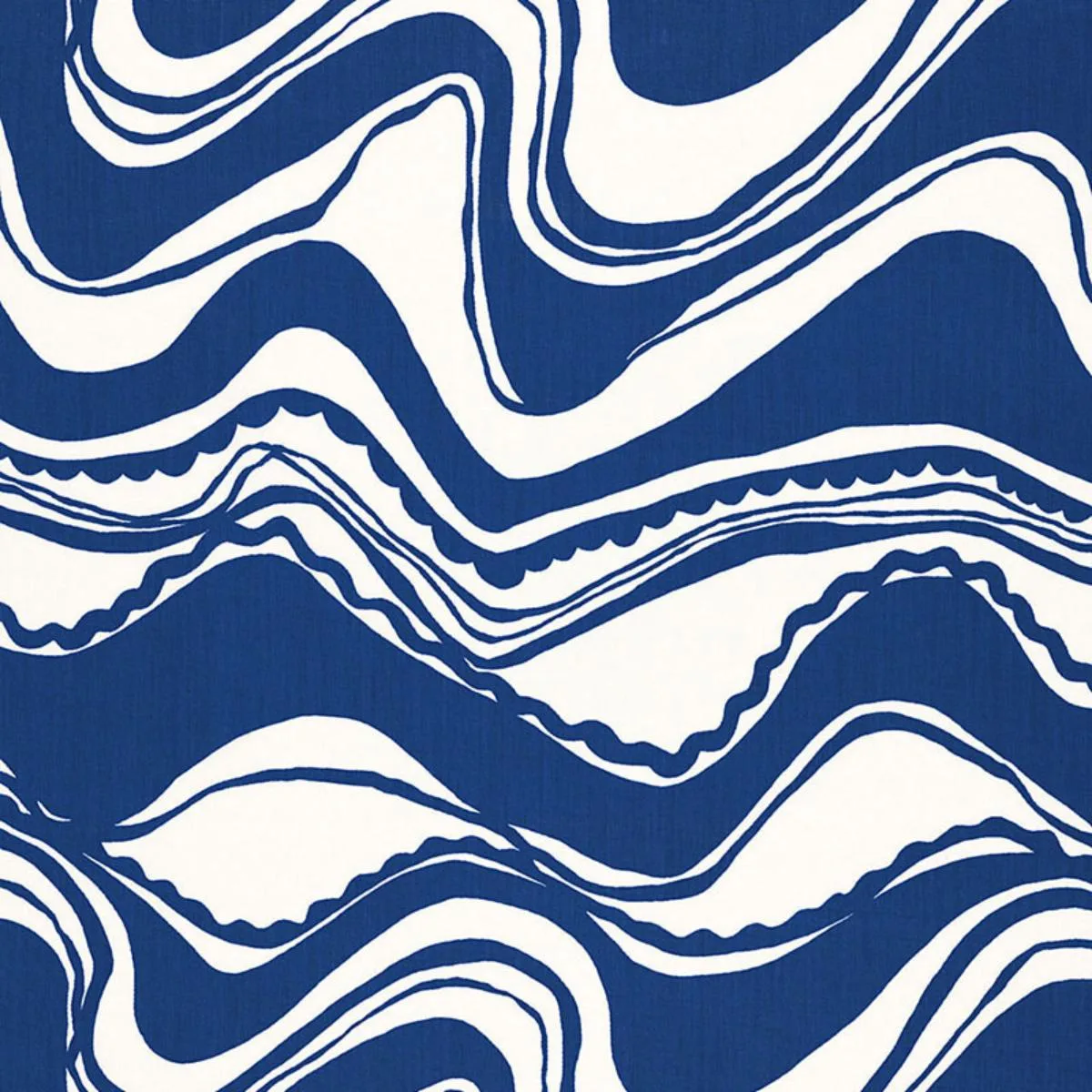 Schumacher 174690 Carmel Coastline Print Surf fabric swatch