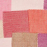 Schumacher 76181 Carnaby Pink & Red fabric swatch