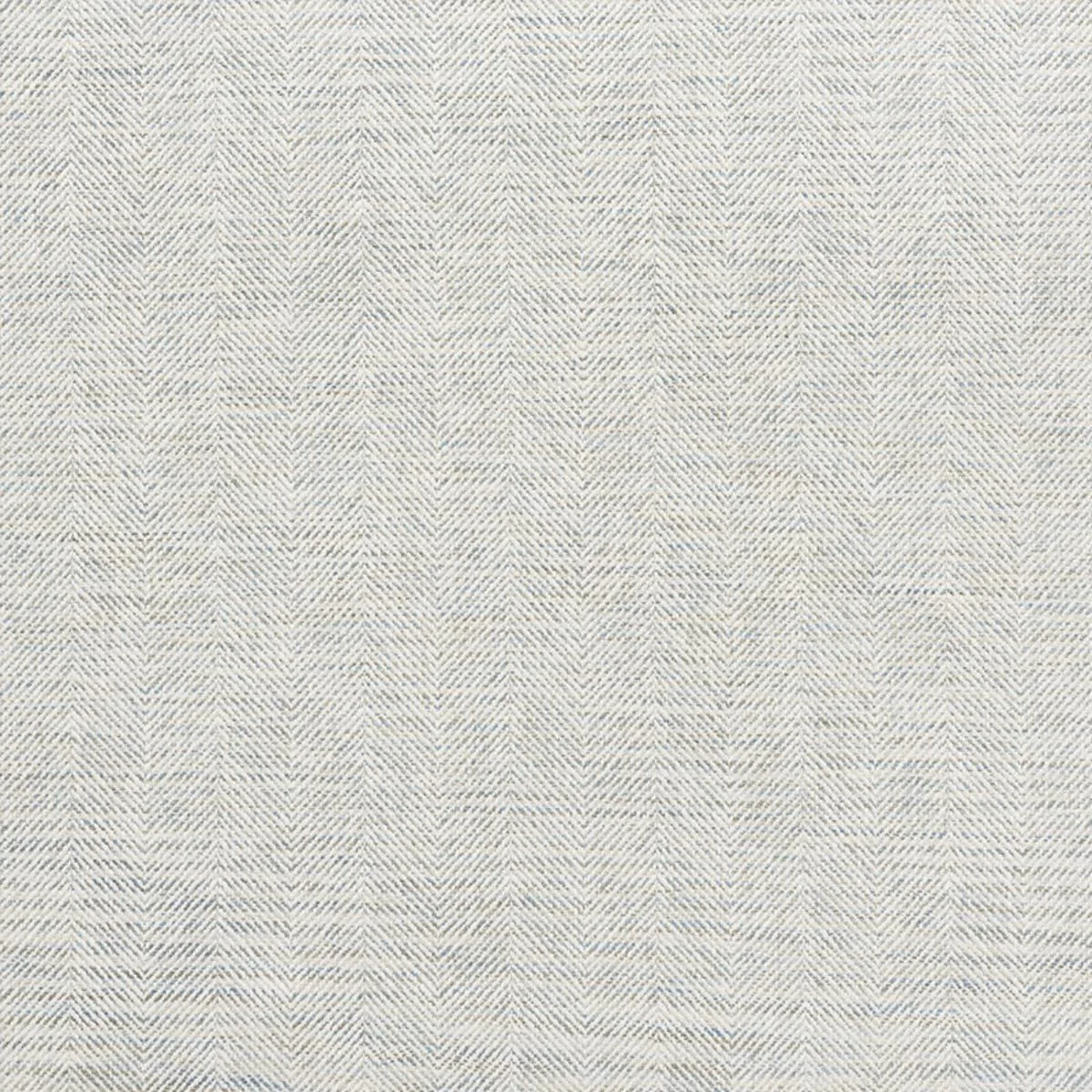 Schumacher 75143 Caro Herringbone Sky fabric swatch