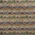 Schumacher 75170 Carpenter Flamestitch Moss fabric swatch